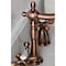Kingston Brass KB197AXAC 8" Widespread Bathroom Faucet, Antique Copper KB197AXAC - alternate 6